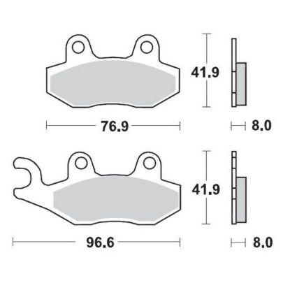 Picture of RM..-95 KX89-93 YZ..-97 HVA92-94-Voorremblokken