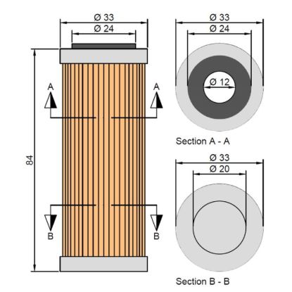Picture of Oliefilter SX250F 13-.. SX350F 11-.. SX450F 07-12