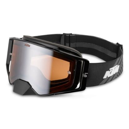 Picture of RACETECH GOGGLES BLACK OS