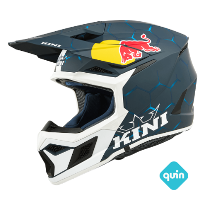 Picture of Kini Red Bull MX3 Youth Helmet Kini Red Bull 1.0 blue/white