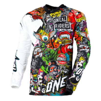 Picture of MAYHEM Jersey CRANK black/multi Small