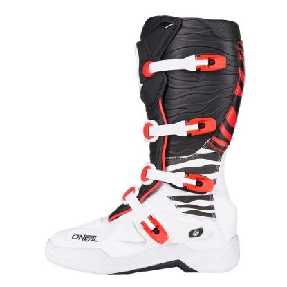 Picture of Crosslaarzen 3SRS Boot O-Neal ZEBRA  Zwart/Wit/Rood