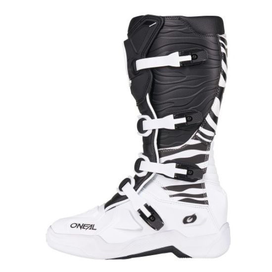 Picture of Crosslaarzen 3SRS Boot O-Neal ZEBRA  Zwart/Wit