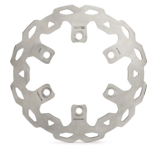 Picture of rear brake disc wave