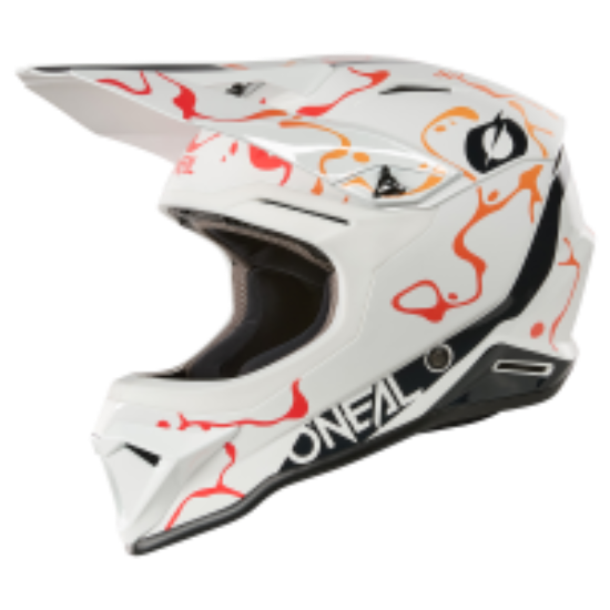 Afbeeldingen van 1SRS Helmet SPLASH white/orange