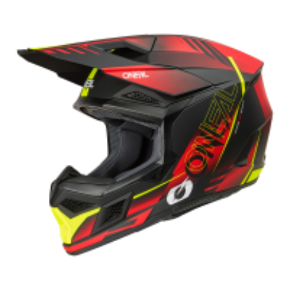 Afbeeldingen van 3SRS Helmet HAZE black/red/neon yellow