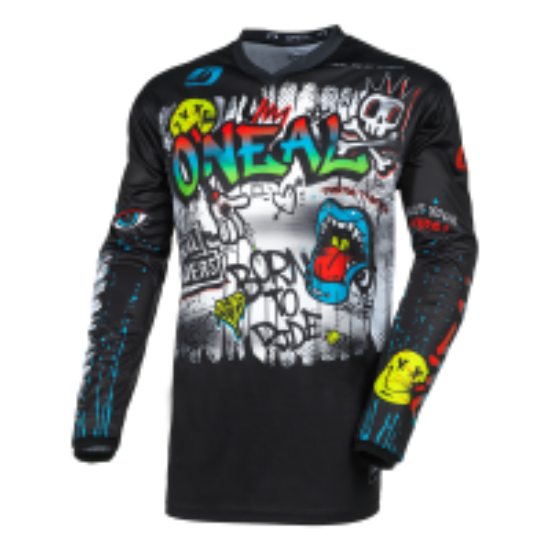 Afbeeldingen van ELEMENT Jersey RANCID black/white