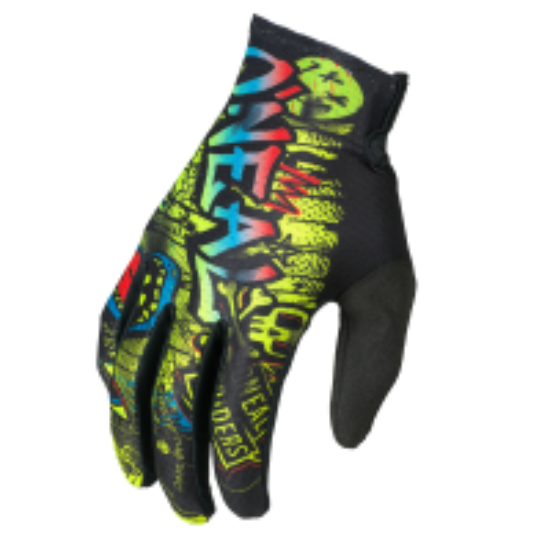 Afbeeldingen van MATRIX Youth Glove RANCID black/neon yellow