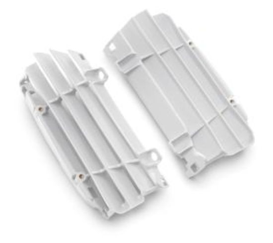 Picture of 125-500 SX(F)/EXC(F) 23-27 RADIATOR PROTECTION WHITE