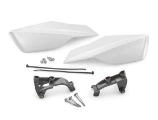 Picture of 125-500 SX(F)/EXC(F) 14-27 HANDGUARD KIT WHITE